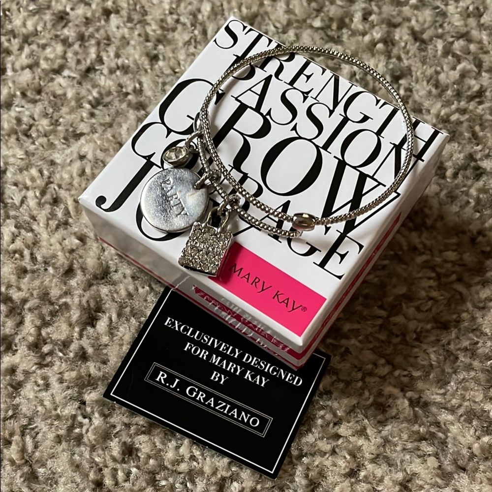 Exclusive Mary Kay Party Bangle Bracelet designed by R. J. GRAZIANO with box